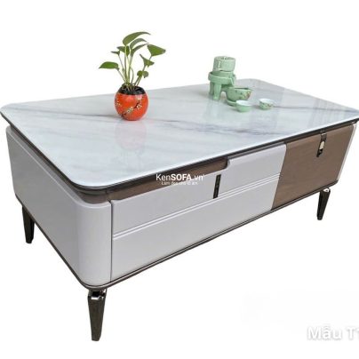 Bàn sofa mặt đá T128 nhập khẩu