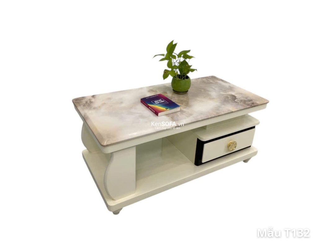 Bàn sofa mặt đá T132