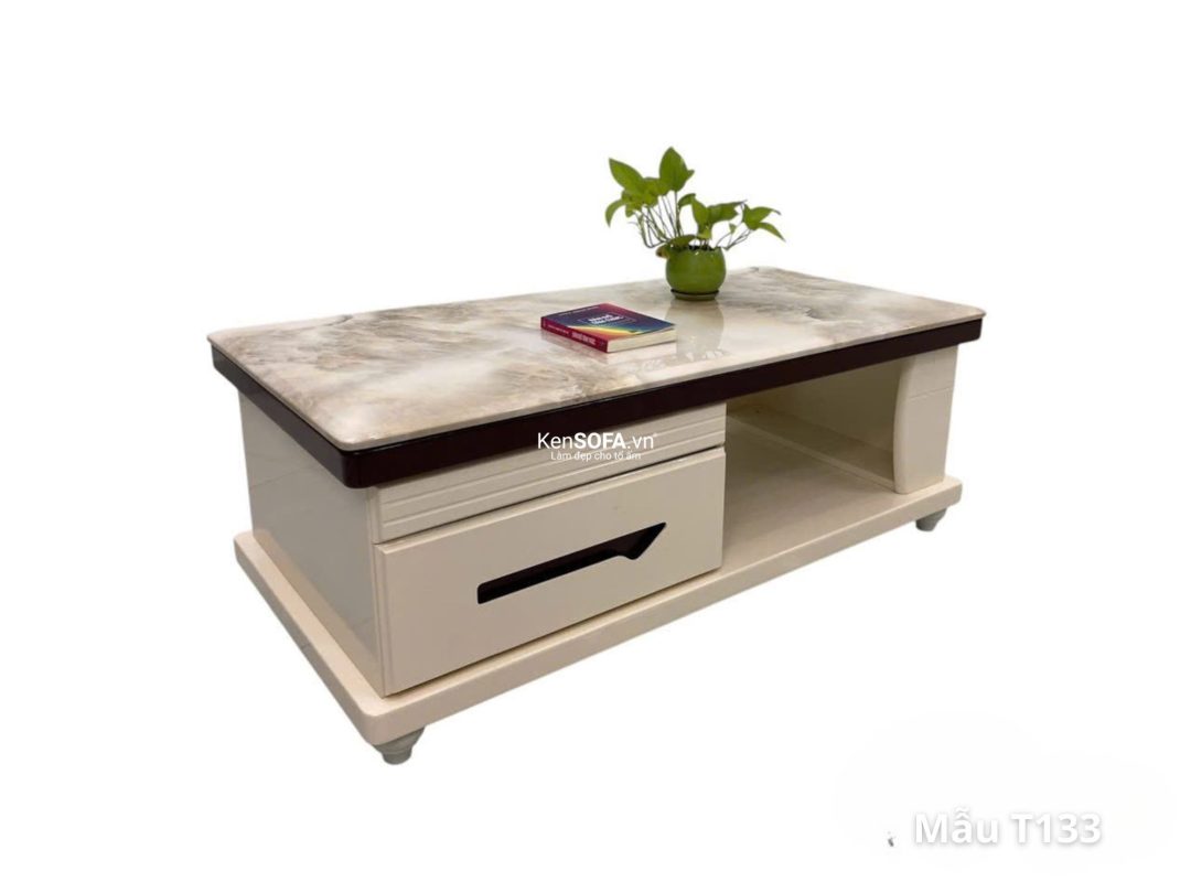 Bàn sofa mặt đá T133