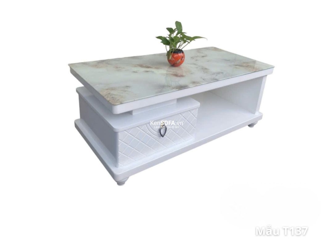 Bàn sofa mặt đá T137