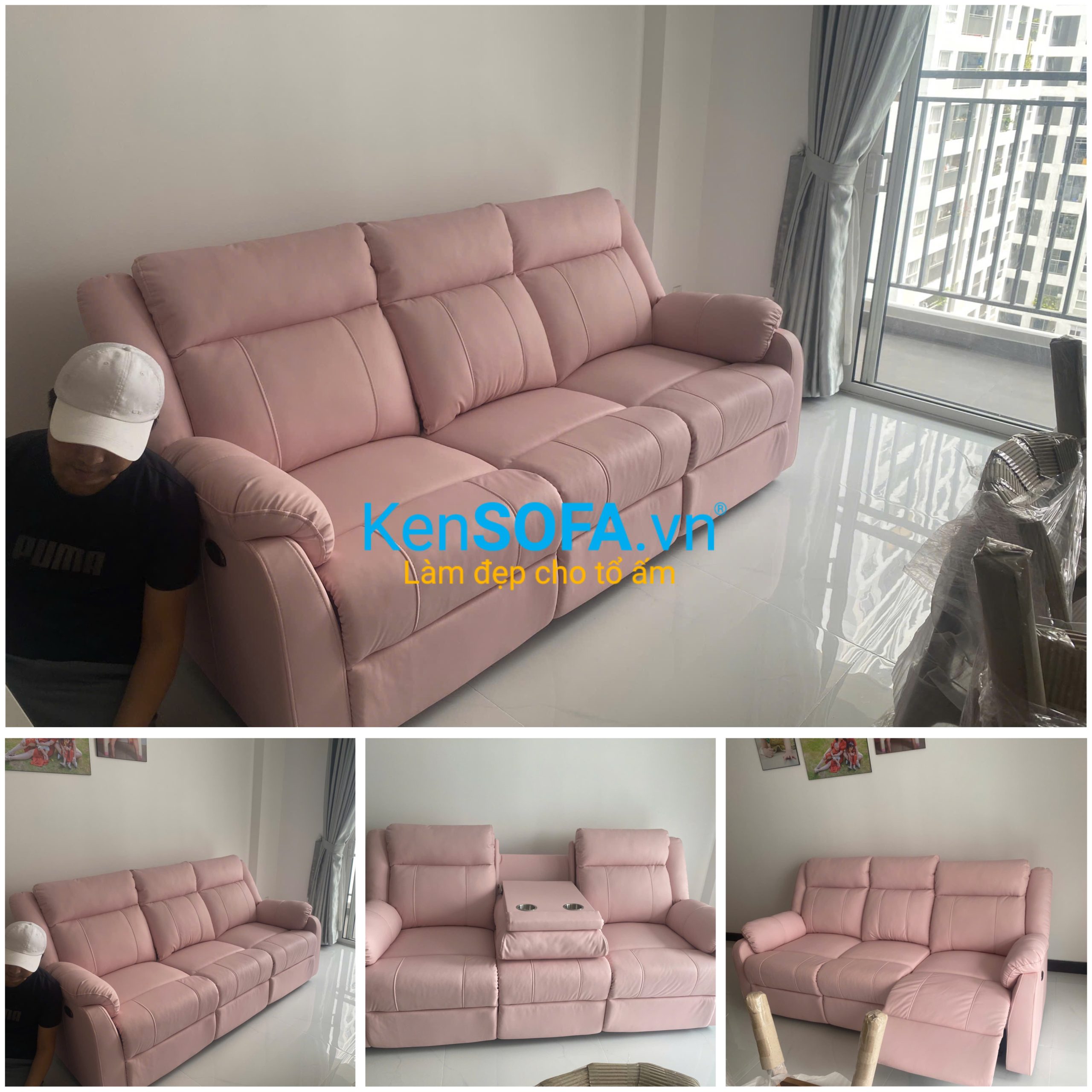 Ghế Sofa Màu Hồng Đẹp