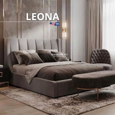 Giường Ngủ Bọc Nệm Leona GN32