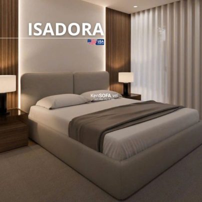 Giường Ngủ Bọc Nệm Isadora GN34