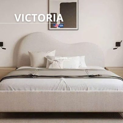 Giường Ngủ Bọc Nệm Victoria GN35