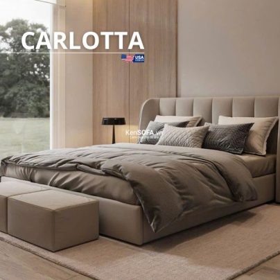 Giường Ngủ Bọc Nệm Carlotta GN37