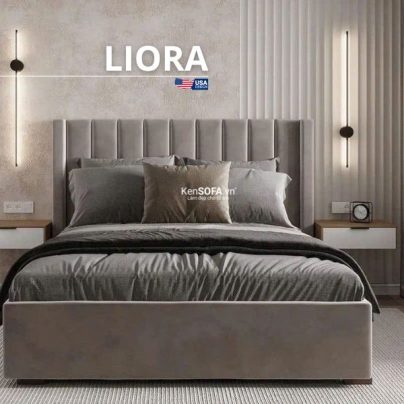 Giường Ngủ Bọc Nệm Liora GN38