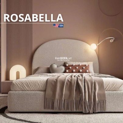 Giường Ngủ Bọc Nệm Rosabella GN42