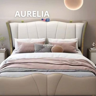 Giường Ngủ Bọc Nệm Aurelia GN48