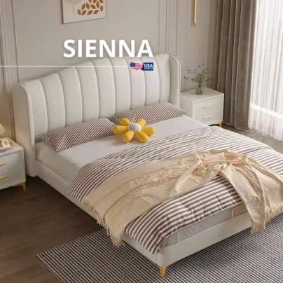 Giường Ngủ Bọc Nệm Sienna GN53