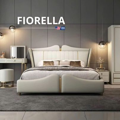 Giường Ngủ Bọc Nệm Fiorella GN54